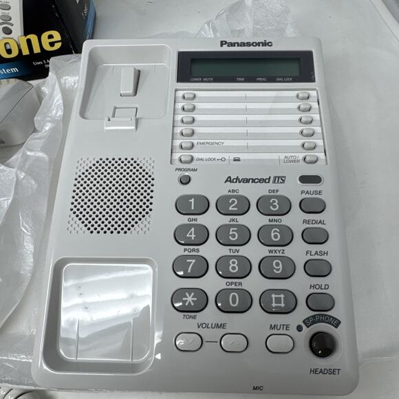 PANASONIC KX-TS108W ANALOG TELEPHONE New In Open Box - Picture 2 of 8